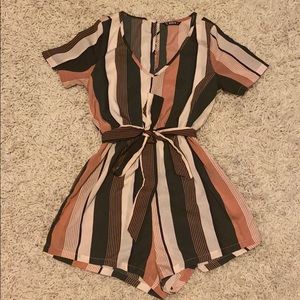 Striped Romper